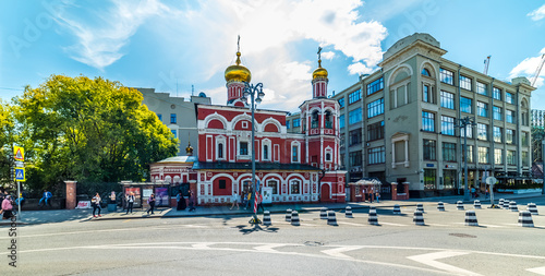 Church of All Saints in Kulishki, Slavyanskaya Square.City the Moscow photo