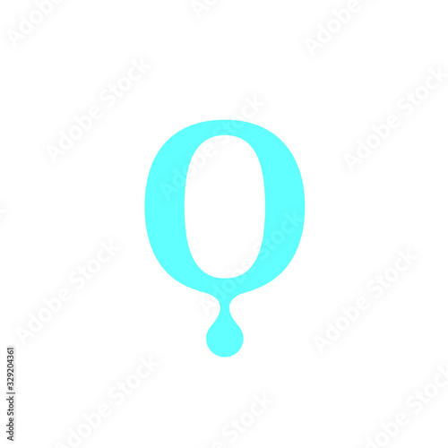 O water drop logo 