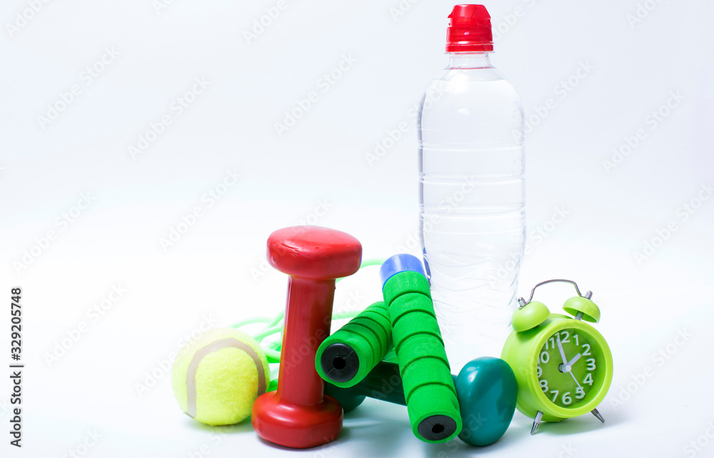 Fitness tools. Sport photo