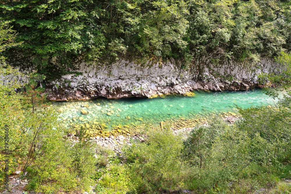 Beautiful view over Tara river, the tear of Europe, Montenegro Beautiful view over Tara river, the tear of Europe, Montenegro