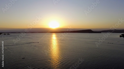 sunset on the beach