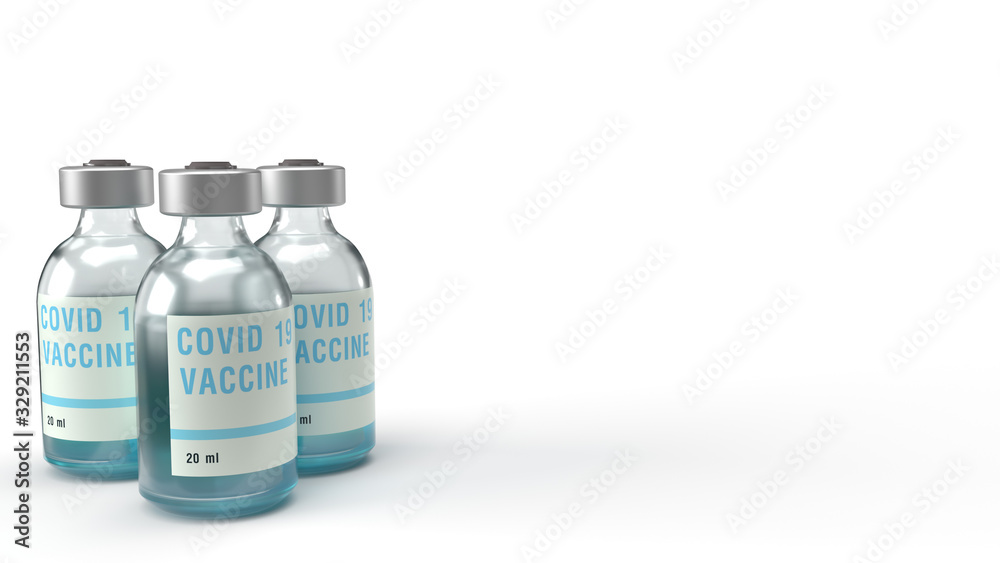 covid 19 vaccine 3d rendering for medicine content. covid 19 vaccine 3d rendering for medicine content.