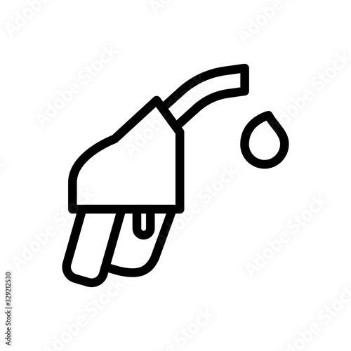 Gasoline pump nozzle icon