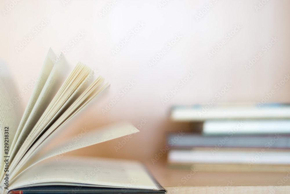 Fototapeta premium open books