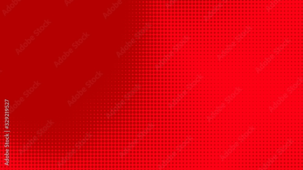 Dots halftone red color pattern gradient texture with technology digital background. Dots pop art comics with summer background. Dots halftone red color pattern gradient texture with technology digital background. Dots pop art comics with summer background.