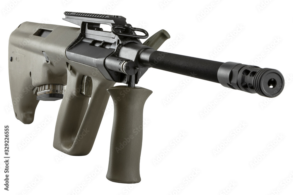 civilian semi-automatic rifle on a white background