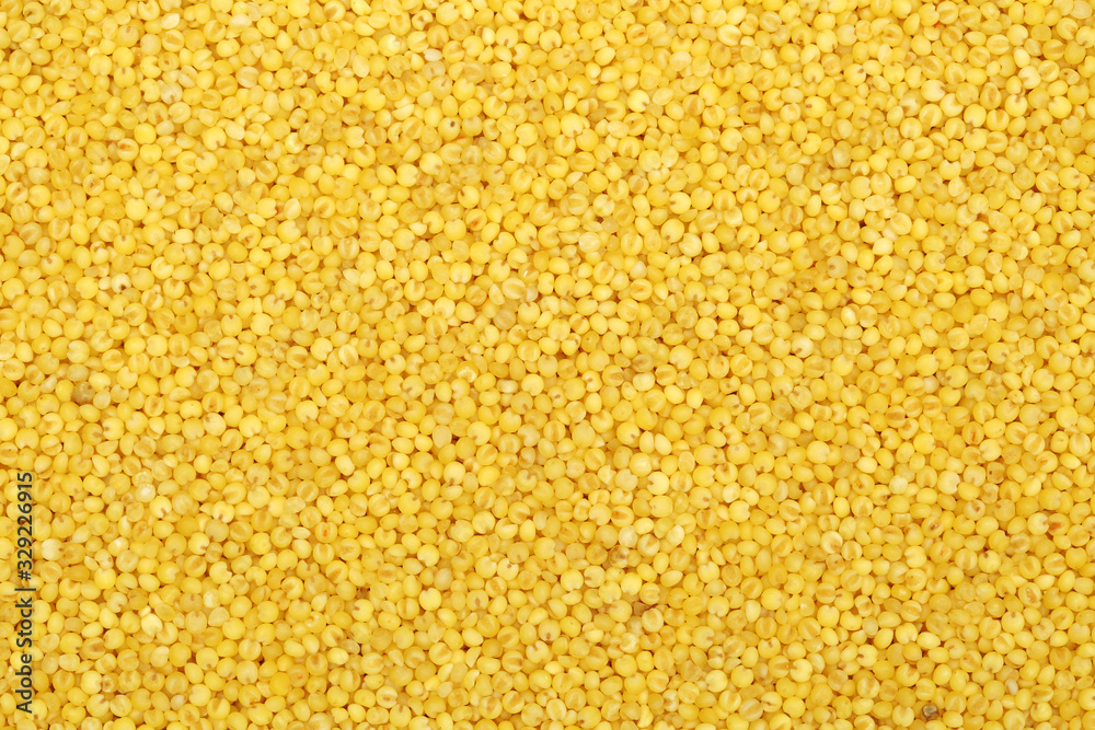 Millet yellow background Millet yellow background