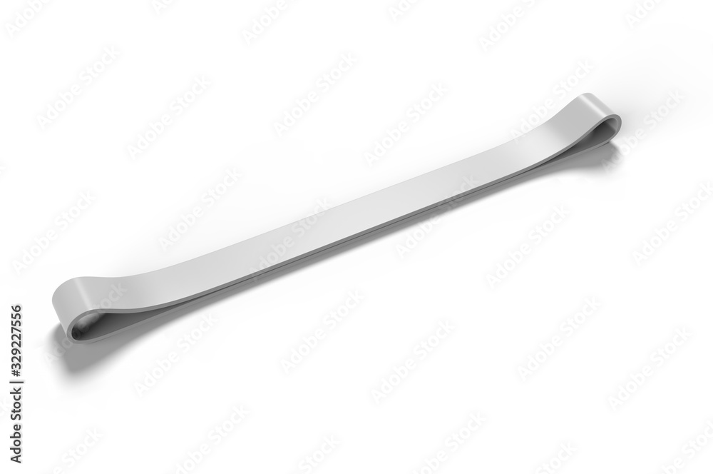 Fitness Resistance  Exercise Loop Band for Branding. 3d render illustration.
