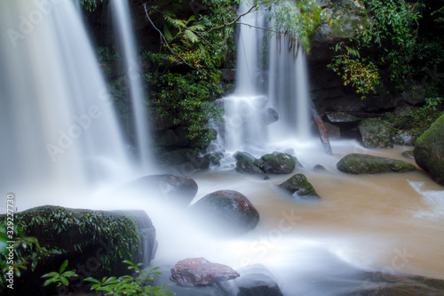 waterfall in forest