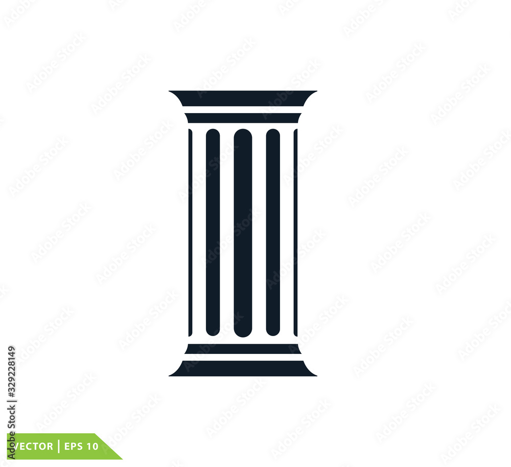 Pillar logo design template trendy Pillar logo design template trendy
