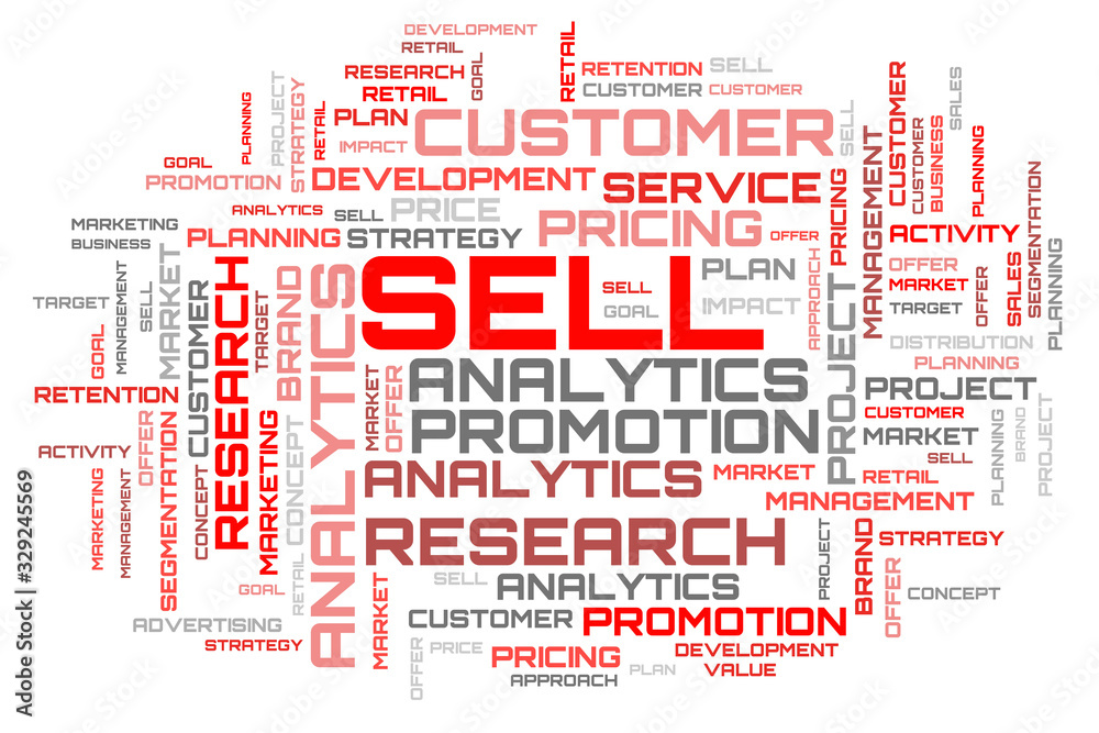 Red word cloud art. Business modern design illustration Red word cloud art. Business modern design illustration