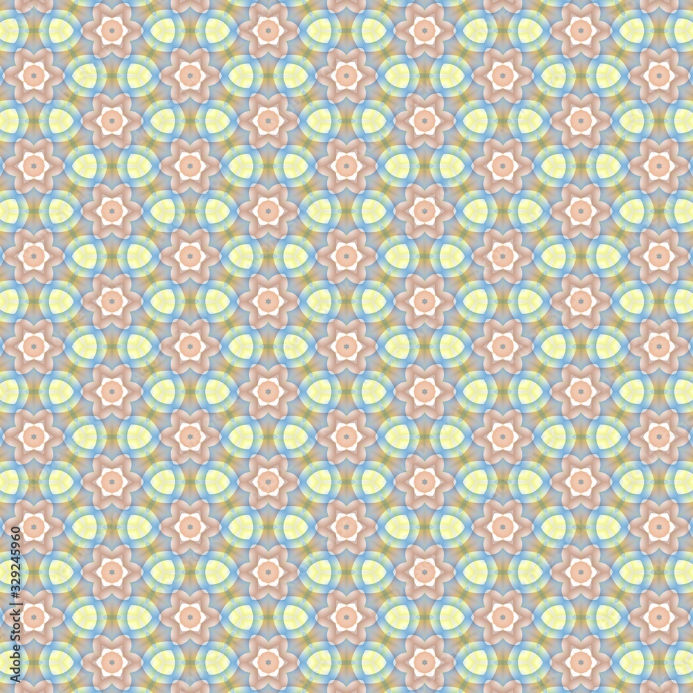 Abstract oriental seamless pattern carpet style