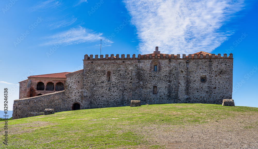 Monastery of Tentudia in Calera de Leon, Extremadura, Spain