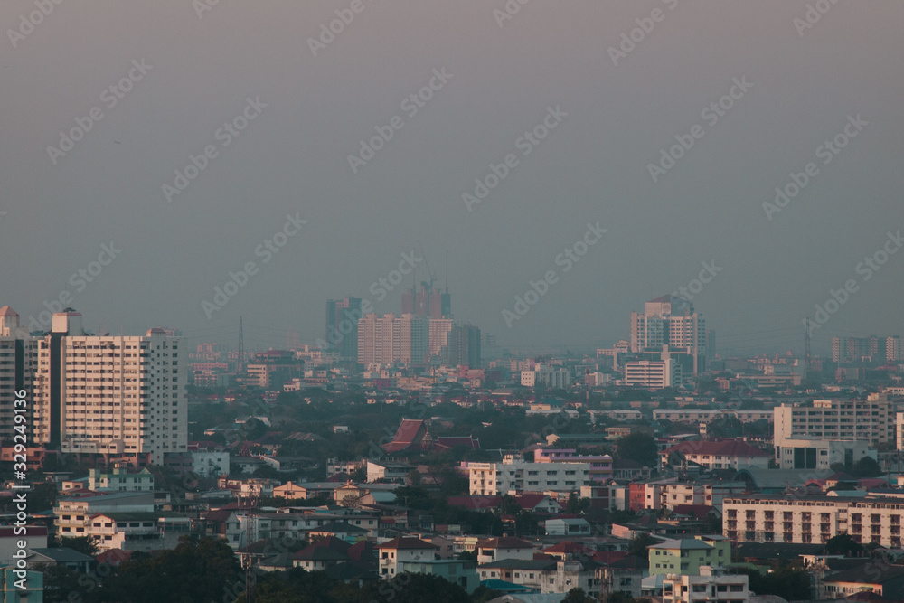 Sunlight in Bangkok City