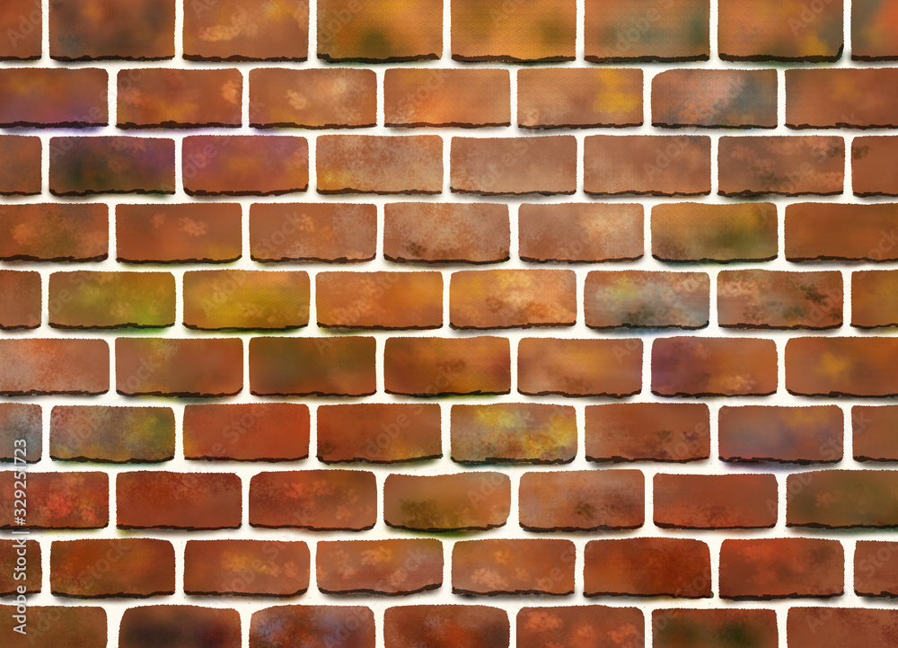 煉瓦背景壁紙素材stock Illustration Adobe Stock