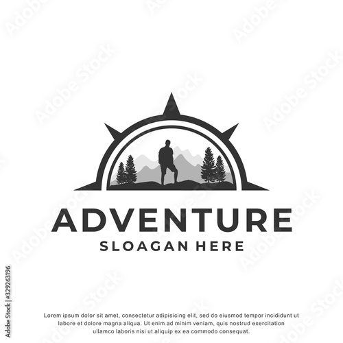 adventure logo inspiration.modern design.vector illustration concept photo