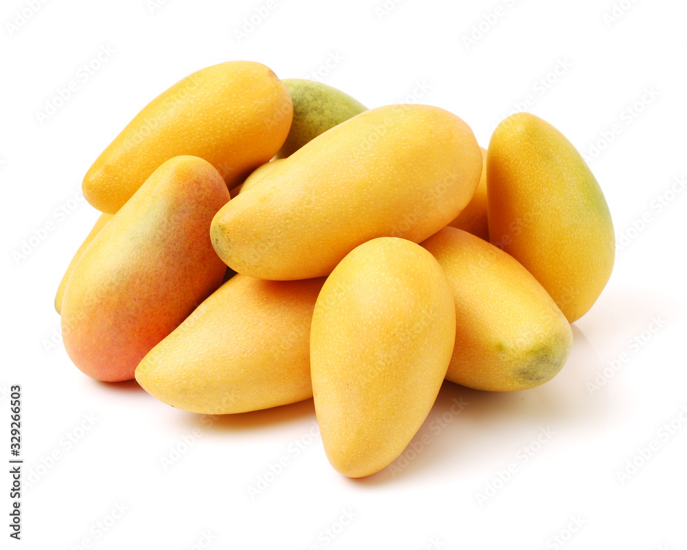 Mango on white background Mango on white background