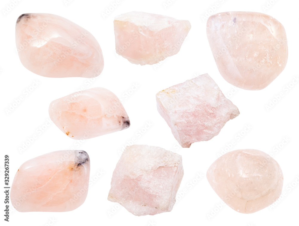 set of various Morganite (Pink Beryl) gemstones set of various Morganite (Pink Beryl) gemstones