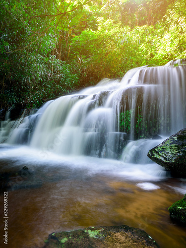 Mun Dang Waterfall at Phu Hin Rong Kla National Park  Thailand