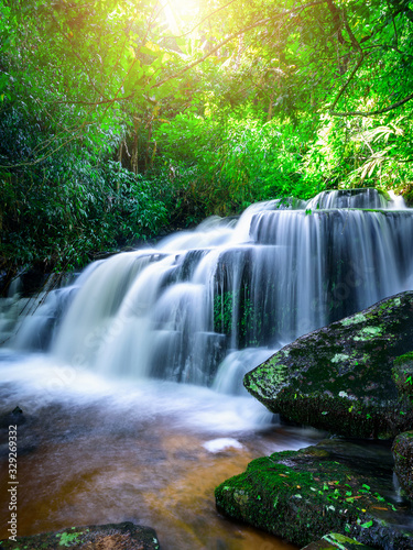 Mun Dang Waterfall at Phu Hin Rong Kla National Park  Thailand