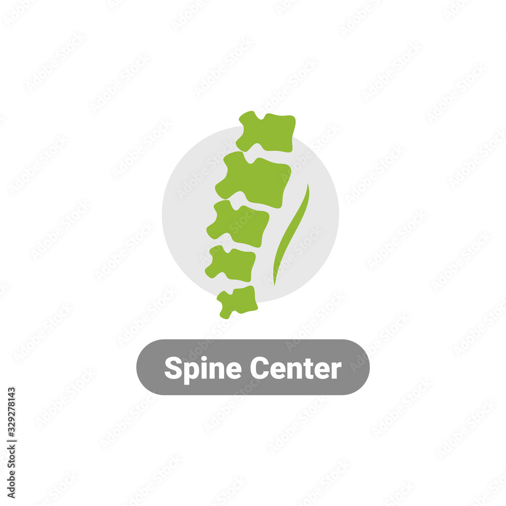 Human spine icon. Spine logo isolated. Vector Human spine icon. Spine logo isolated. Vector