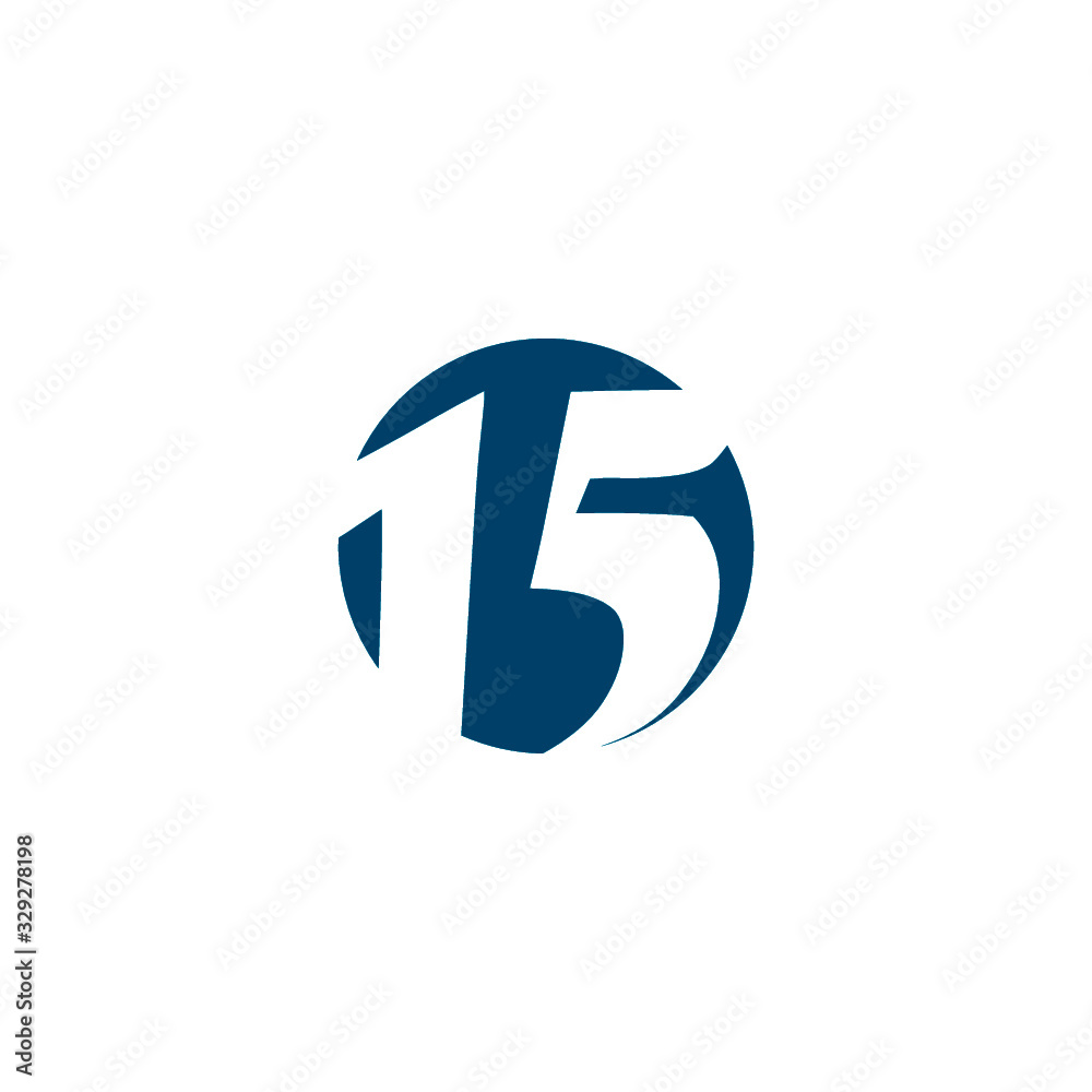 15 Number Logo Design icon isolated on white background 15 Number Logo Design icon isolated on white background