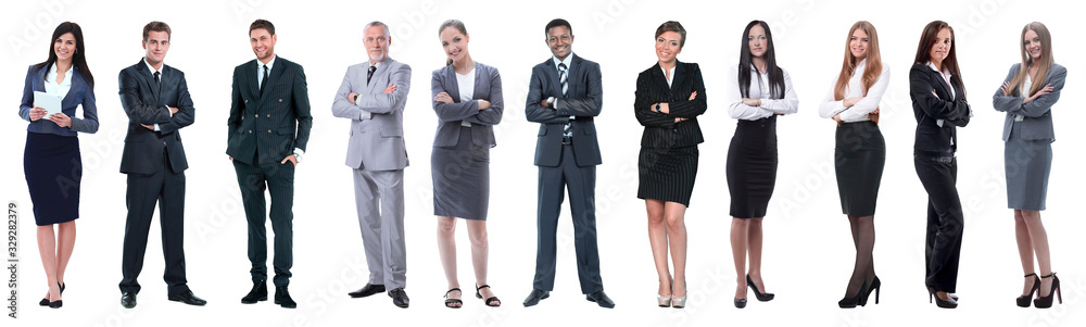 Large group of business people. Isolated over white. Large group of business people. Isolated over white.