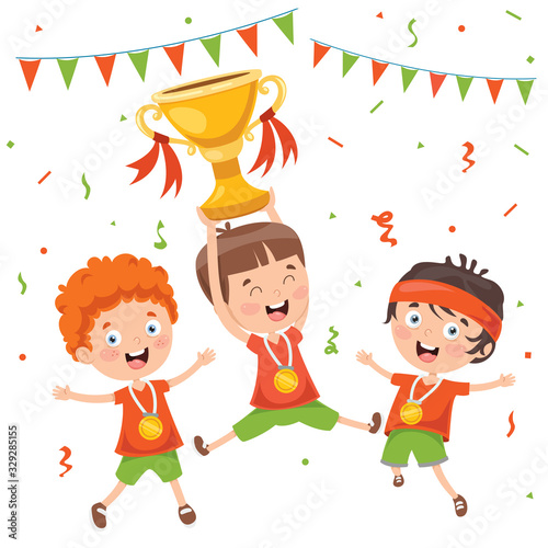 Little Kids At Ceremony