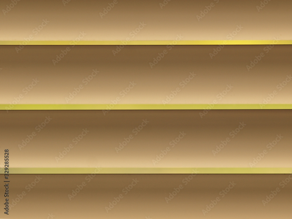 Colorful background consisting of brown rectangle in a row next to each other. Mosaic of geometric elements. Gold horizontal louver of parts Colorful background consisting of brown rectangle in a row next to each other. Mosaic of geometric elements. Gold horizontal louver of parts