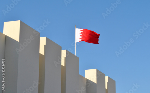 Bahrain Fort Museum at clear sky day, Manama, Bahrain