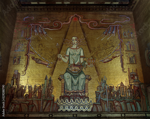 Gyllene salen stockholms stadshus, Golden Hall Stockholm City Hall. photo