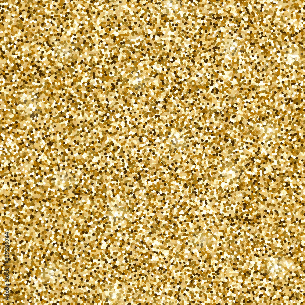 Gold glitter texture. Golden shiny seamless pattern. Luxury abstract design element for print, decor, fabric, textile, wrapping paper, background, wallpaper. Vector illustration Gold glitter texture. Golden shiny seamless pattern. Luxury abstract design element for print, decor, fabric, textile, wrapping paper, background, wallpaper. Vector illustration