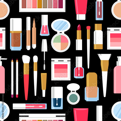Seamless diiferent cosmetic products