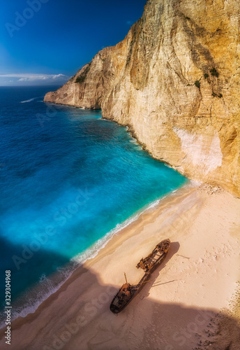 Zatoka Wraku na greckiej wyspie Zakynthos
