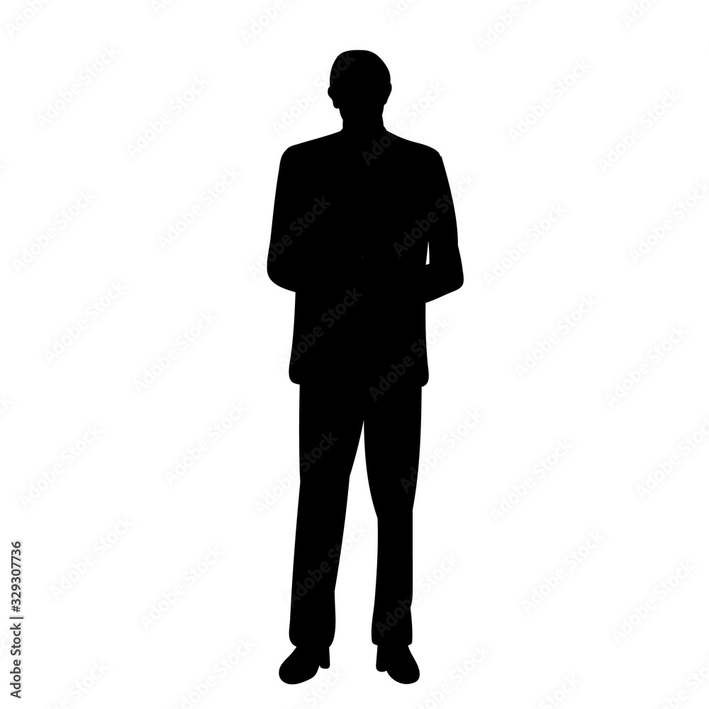 isolated, black silhouette man, business isolated, black silhouette man, business