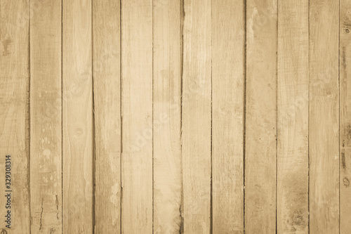 Vintage wood background texture for design floor panel siding and fence, Old pine natural plank table wall in summer, Light on wooden board clear with pattern woodwork oak brown grain, timber rough.