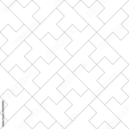 Black geometric lined vector illustration isolated on white background. Creative line pattern for cover. Abstract straight tiny line texture ornament design, repeating tiles. minimalistic shape
