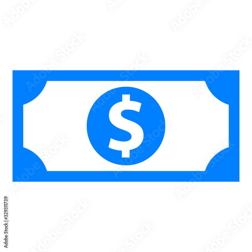 Dollar und Geldschein