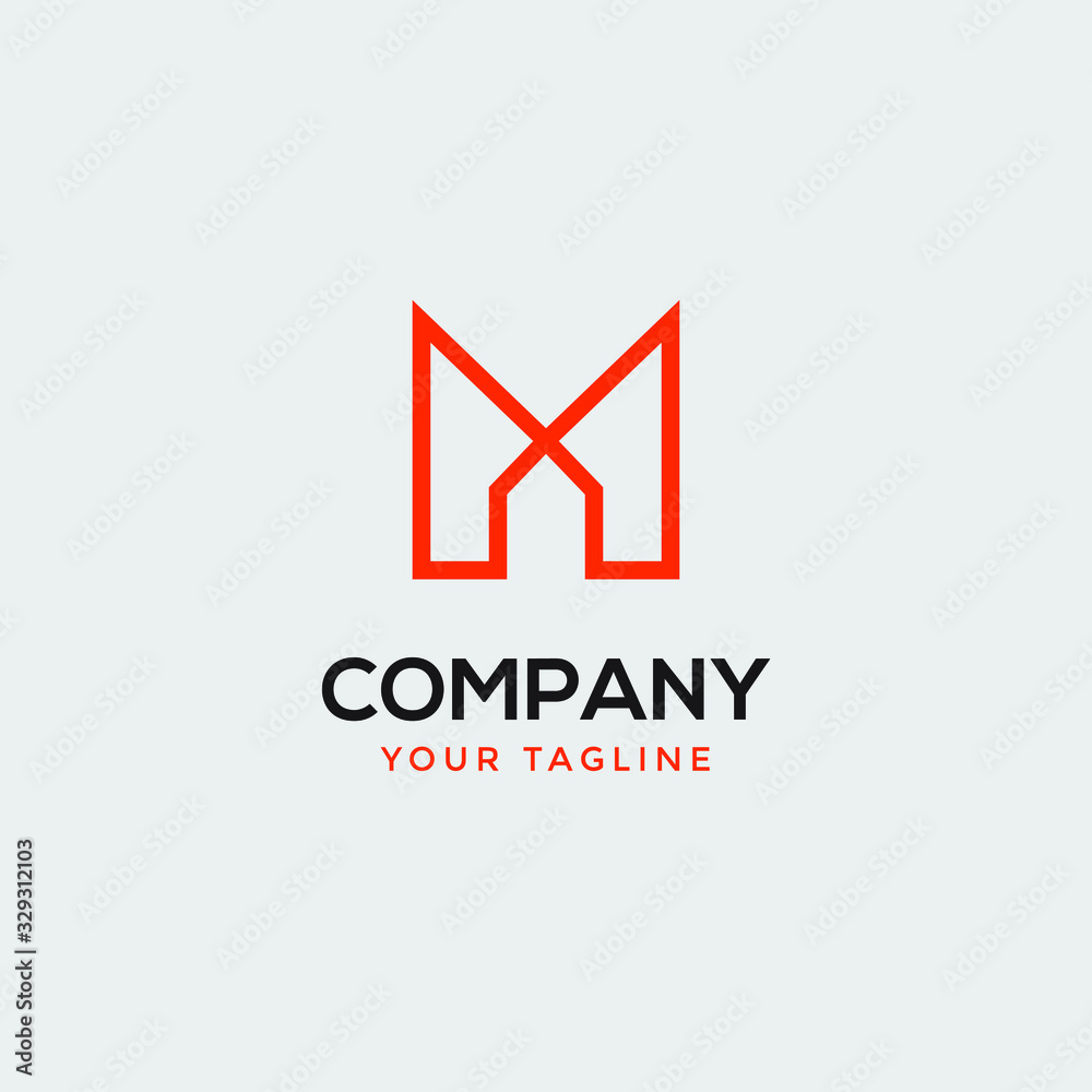 Letter M line logo design. Linear creative minimal monochrome monogram symbol. Universal elegant vector sign design. Premium business logotype. Graphic alphabet symbol for corporate business identity Letter M line logo design. Linear creative minimal monochrome monogram symbol. Universal elegant vector sign design. Premium business logotype. Graphic alphabet symbol for corporate business identity
