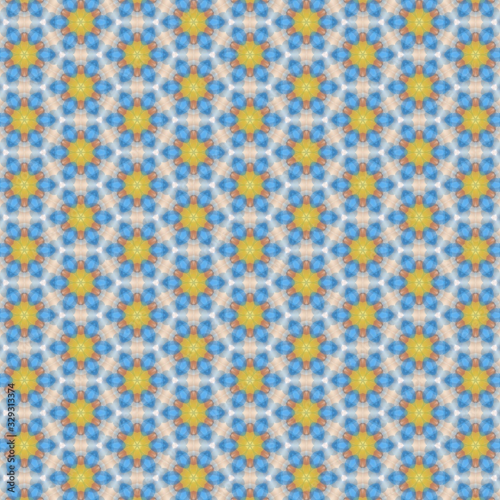 Abstract color geometric pattern for modern interiors design, wallpaper, textile industry