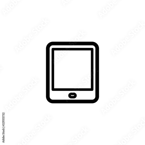 Vector illustration, tablet PC icon design