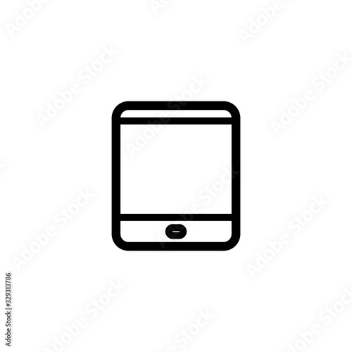 Vector illustration, tablet PC icon design