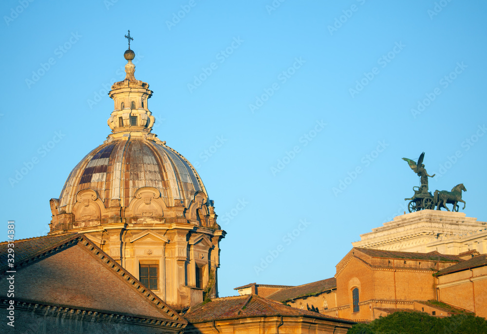 Basilica Chiesa dei Santi Luca e Martina in Rome 
