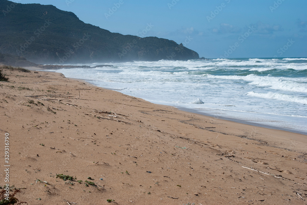 La spiaggia di Scivu