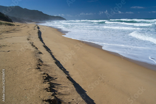Bild auf Leinwand La spiaggia di Scivu