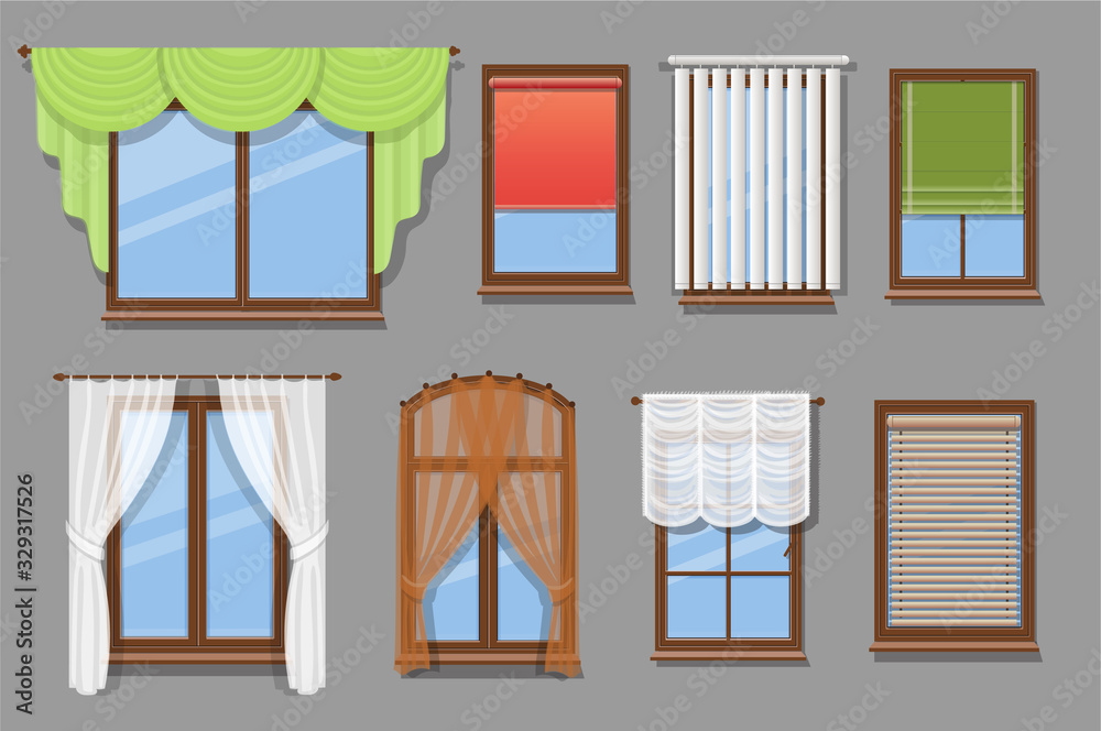 Window Treatments, Window Curtains Types