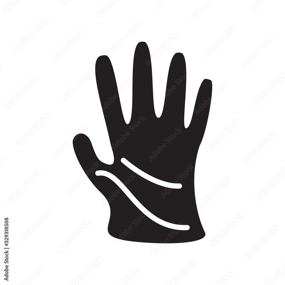 gloves gardening icon design, flat style icon collection gloves gardening icon design, flat style icon collection