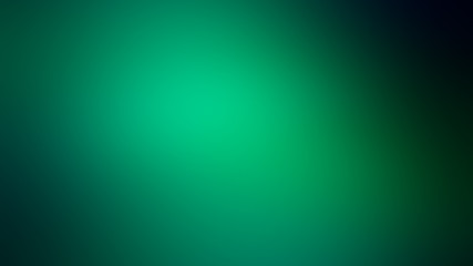 Abstract Green Blurred Background with Dark Edges.