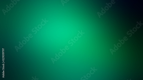 Abstract Green Blurred Background with Dark Edges. photo