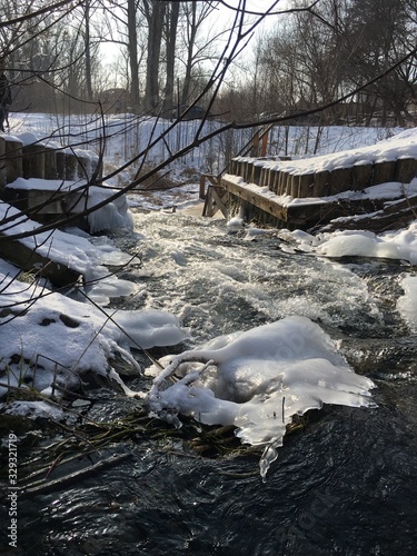 river in winter